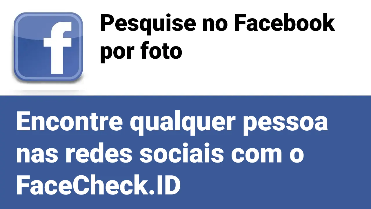 Pesquisar no Facebook por foto