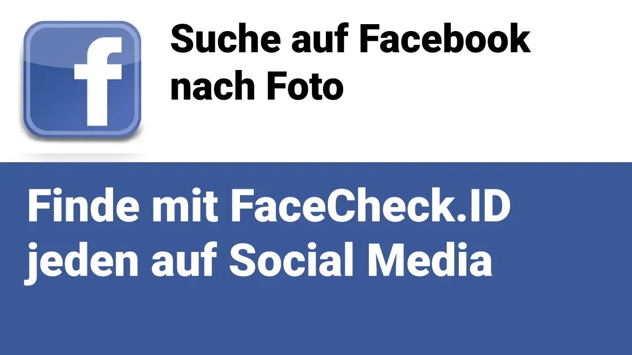 Facebook per Foto suchen