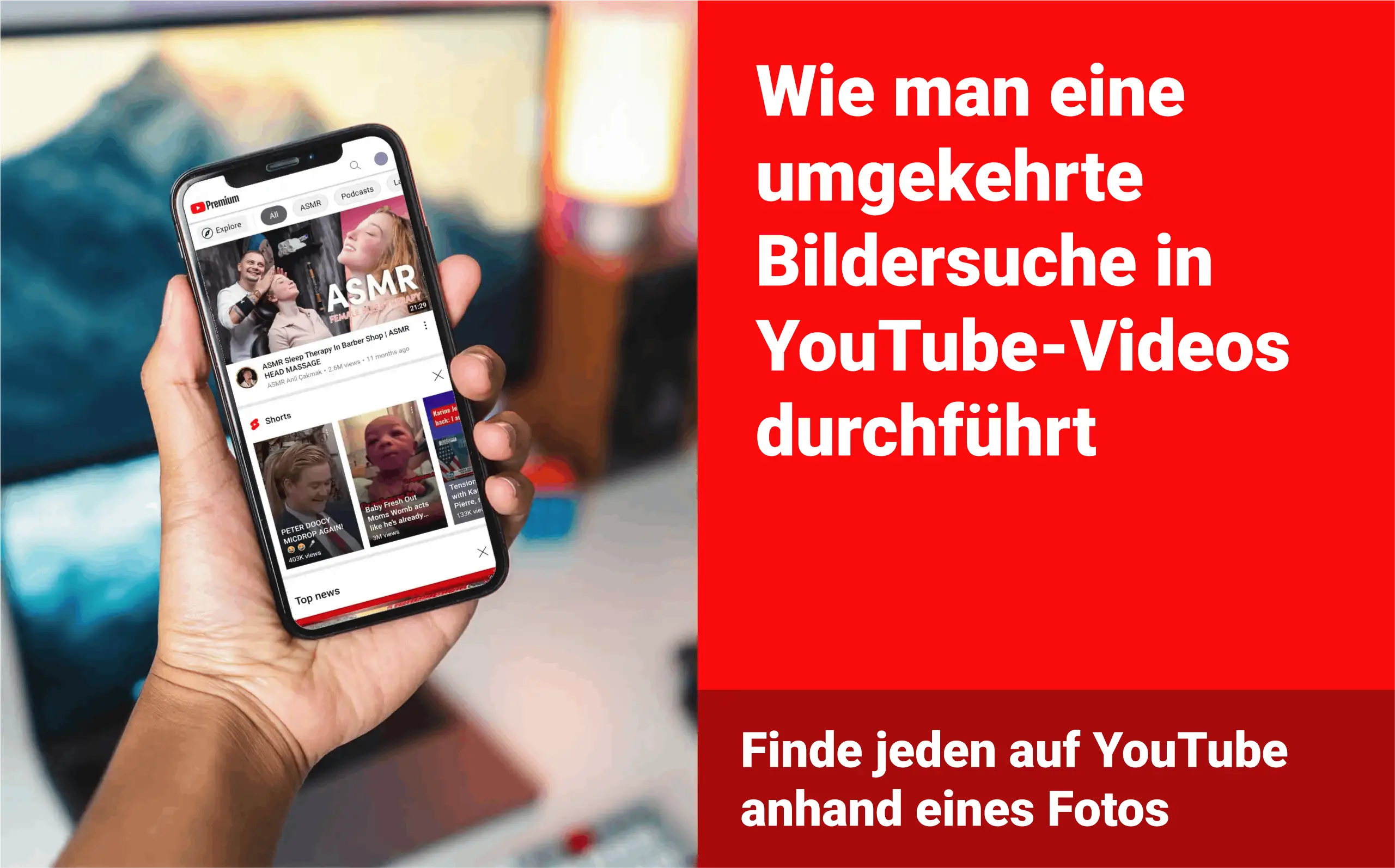 wie man eine umgekehrte Bildsuche auf YouTube durchführt