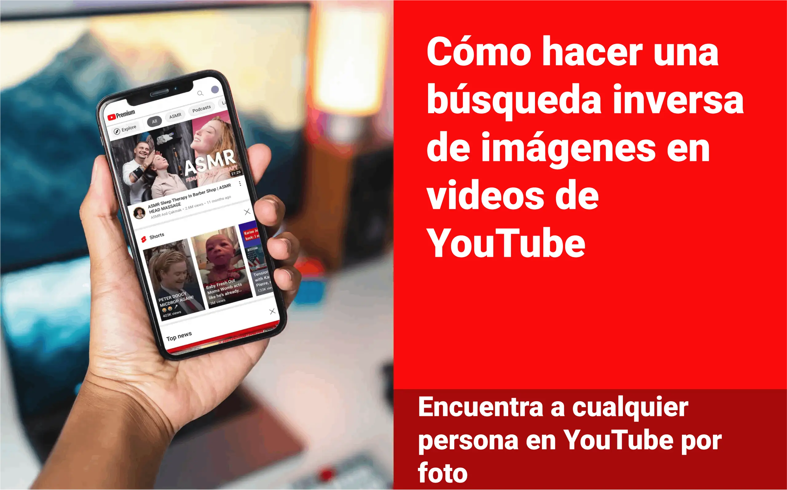 cómo hacer una búsqueda inversa de imágenes en YouTube