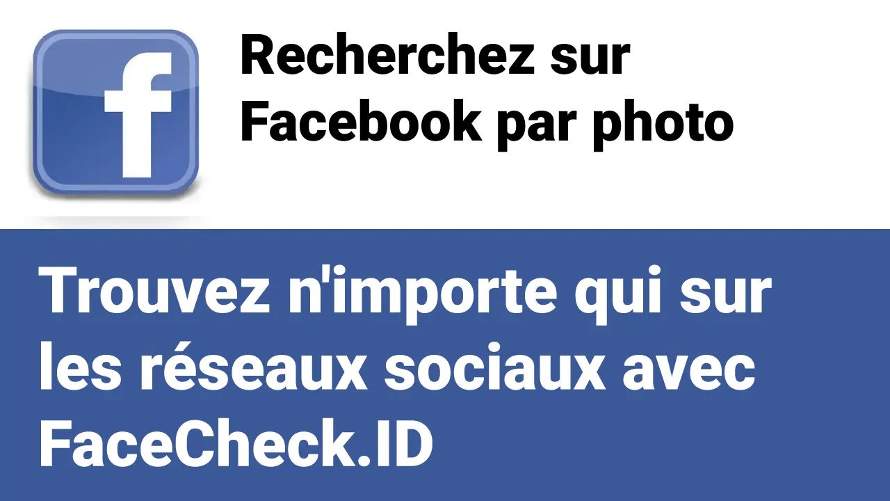 Recherche Facebook par photo