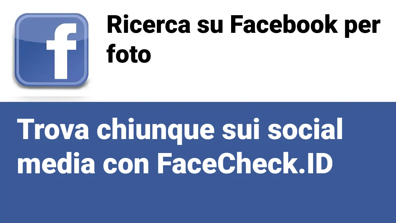 Cerca Facebook per foto