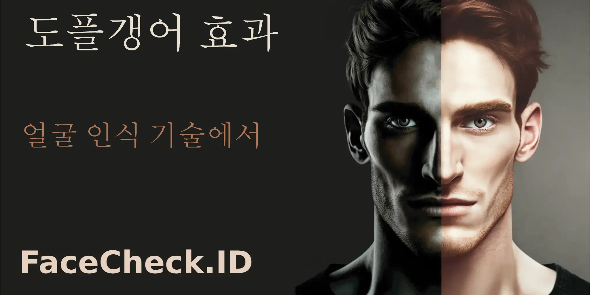 얼굴 인식 기술에서 도플갱어 효과