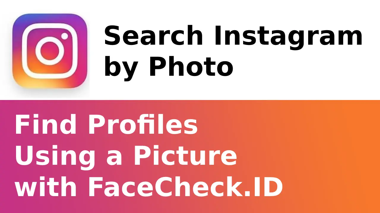 Search Instagram by Photo