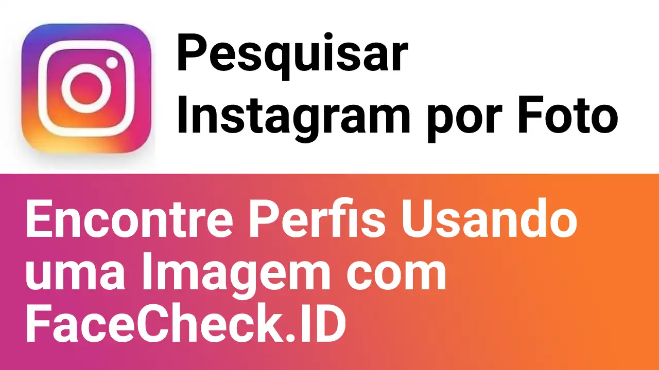 Pesquisar no Instagram por foto