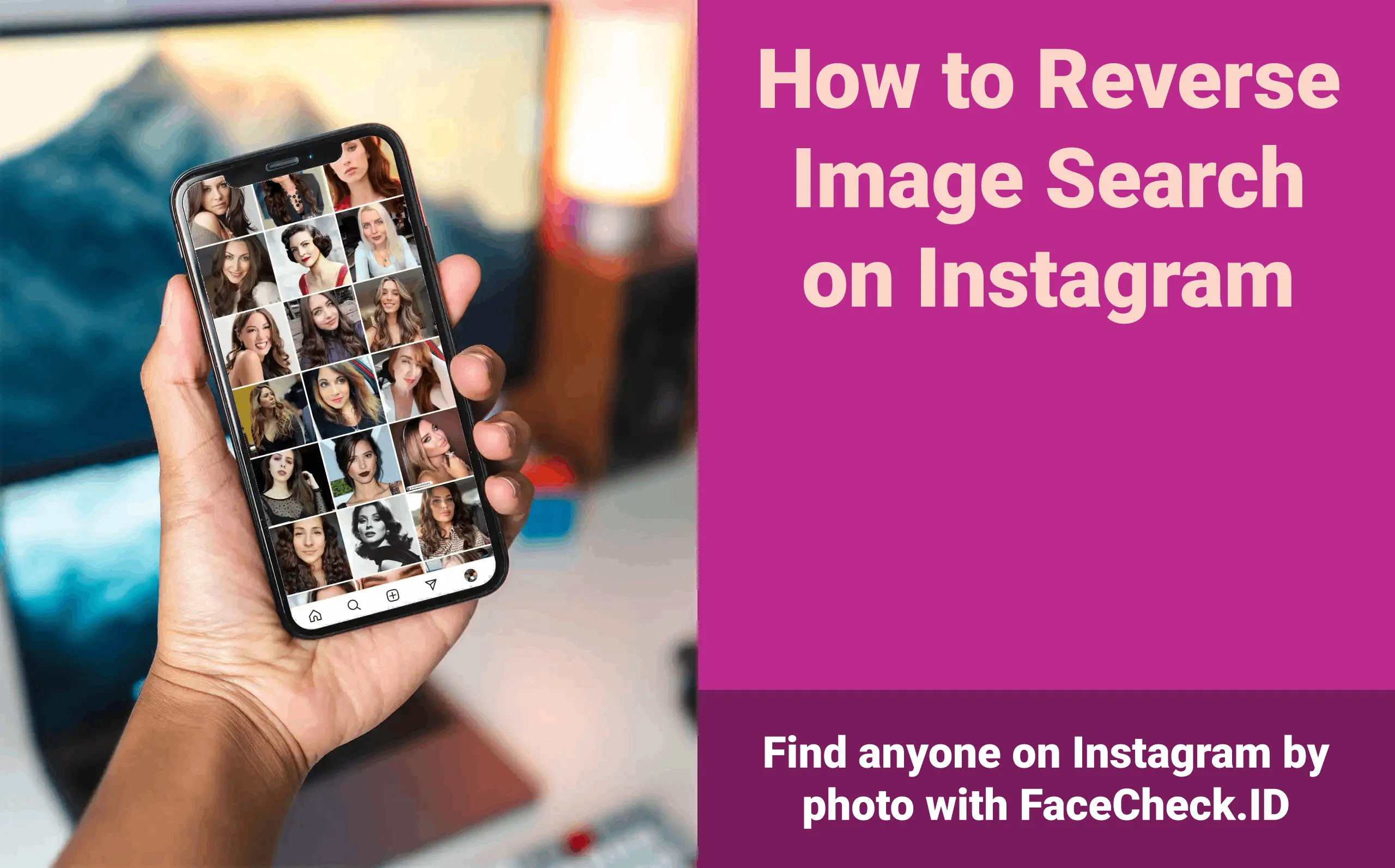 how to reverse image search instagram