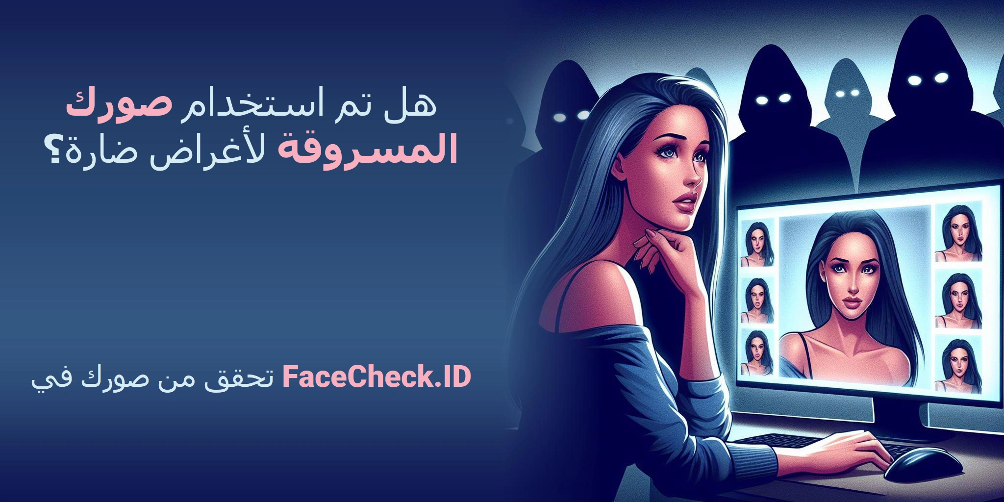 هل تم استخدام صورك المسروقة لأغراض ضارة؟ - تحقق من صورك في FaceCheck.ID