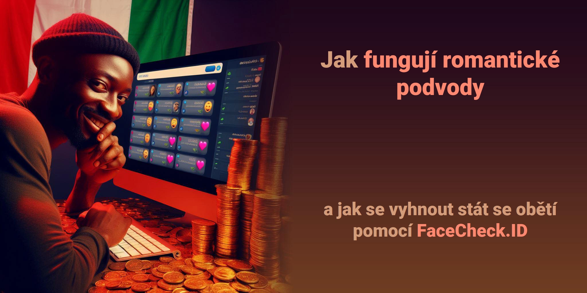 Jak fungují romantické podvody  a jak se vyhnout stát se obětí pomocí FaceCheck.ID