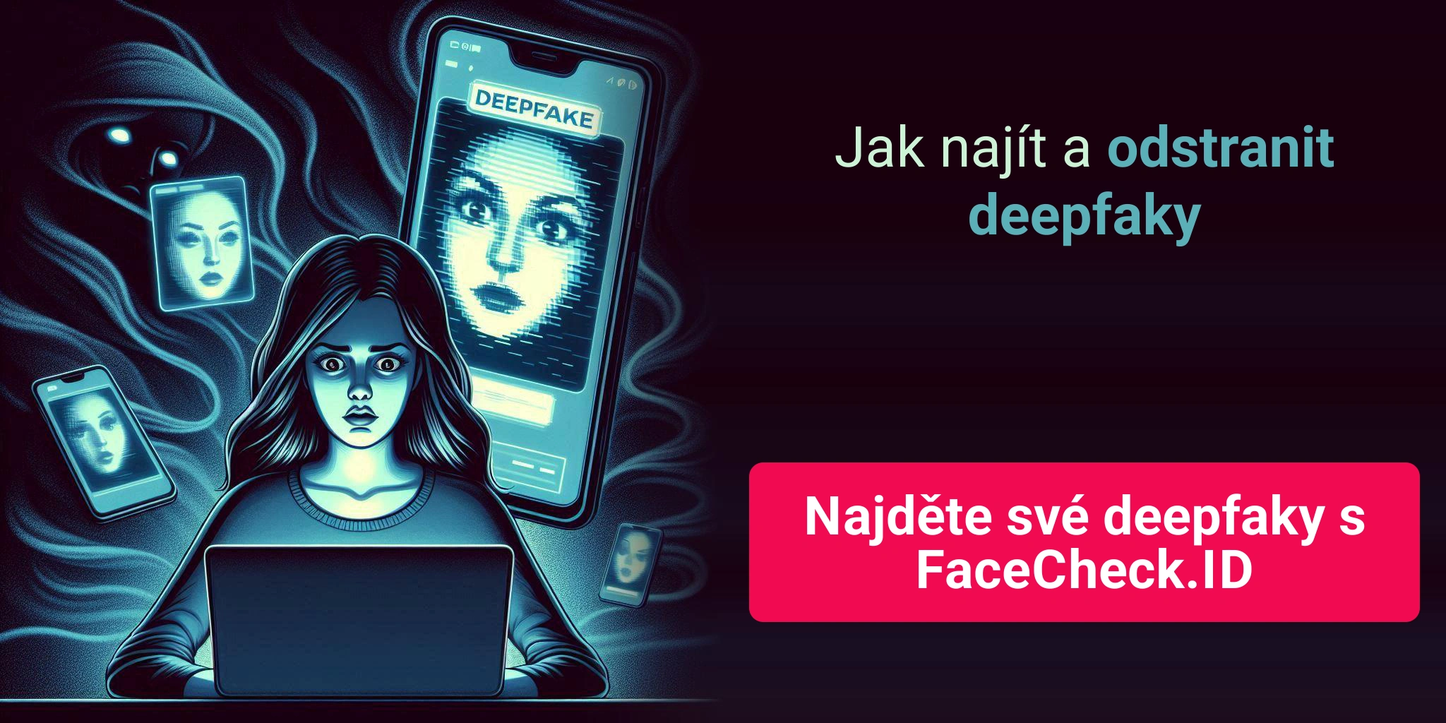 Jak najít a odstranit deepfaky Najděte své deepfaky s FaceCheck.ID