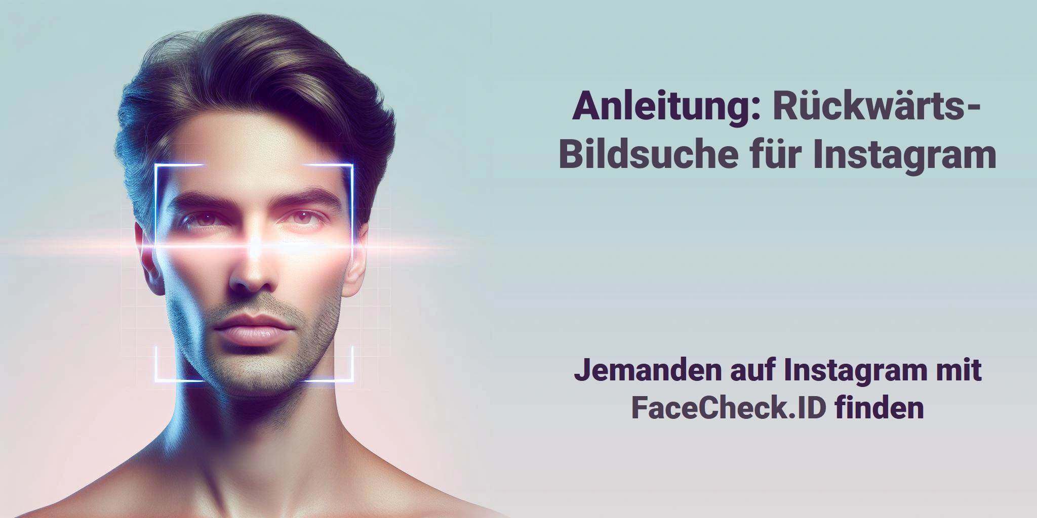 Anleitung: Rückwärts-Bildsuche für Instagram - Jemanden auf Instagram mit FaceCheck.ID finden