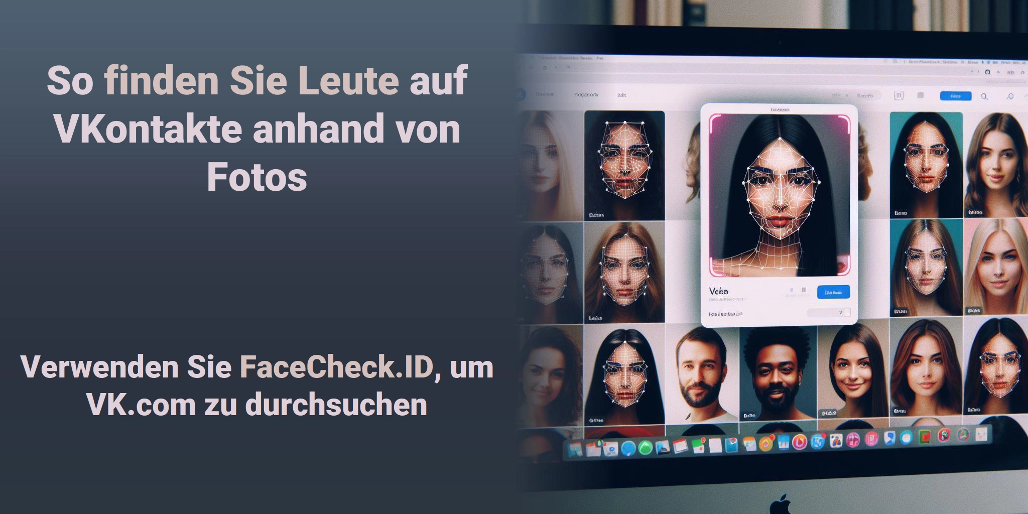 So finden Sie Leute auf VKontakte anhand von Fotos Verwenden Sie FaceCheck.ID, um VK.com zu durchsuchen