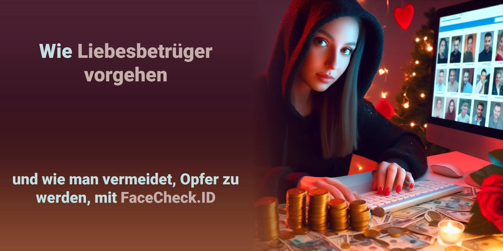 Wie Liebesbetrüger vorgehen  und wie man vermeidet, Opfer zu werden, mit FaceCheck.ID