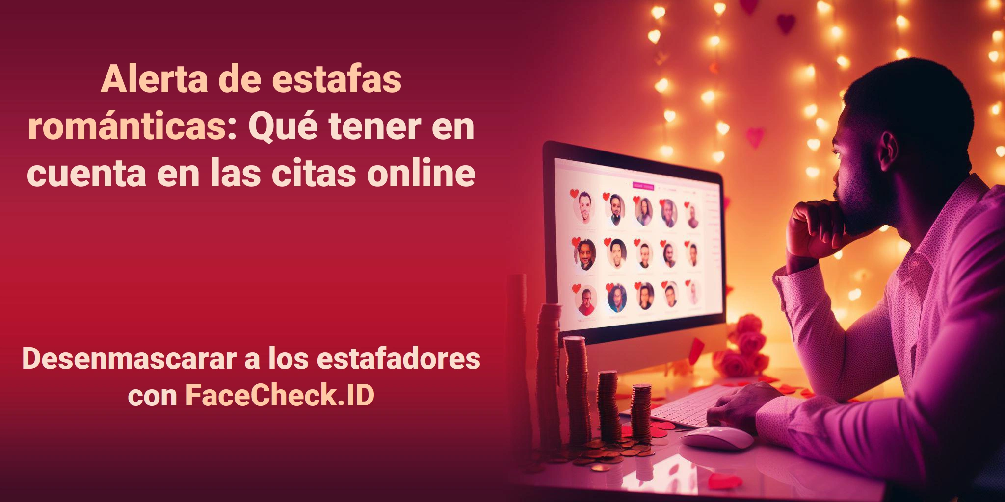 Alerta de estafas románticas: Qué tener en cuenta en las citas online Desenmascarar a los estafadores con FaceCheck.ID