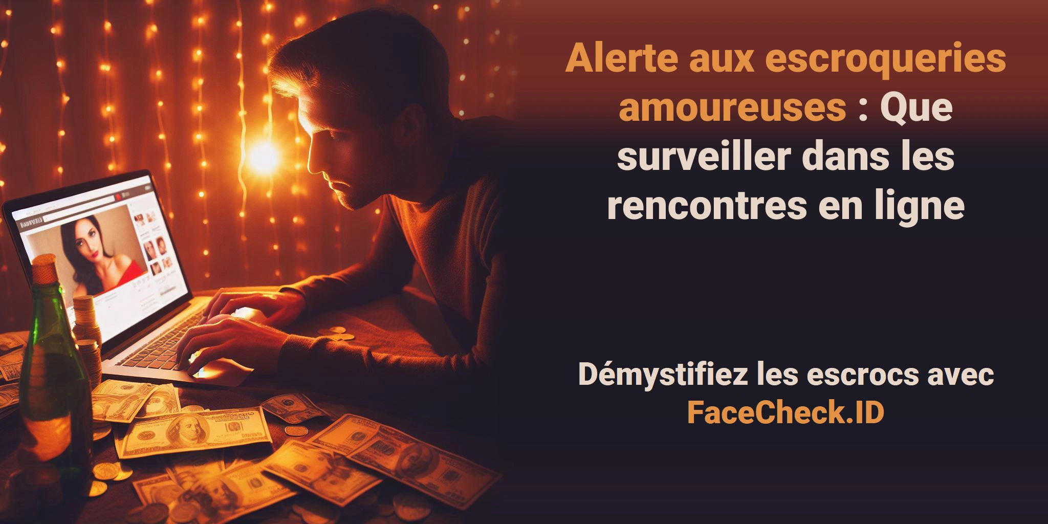 Alerte aux escroqueries amoureuses : Que surveiller dans les rencontres en ligne Démystifiez les escrocs avec FaceCheck.ID