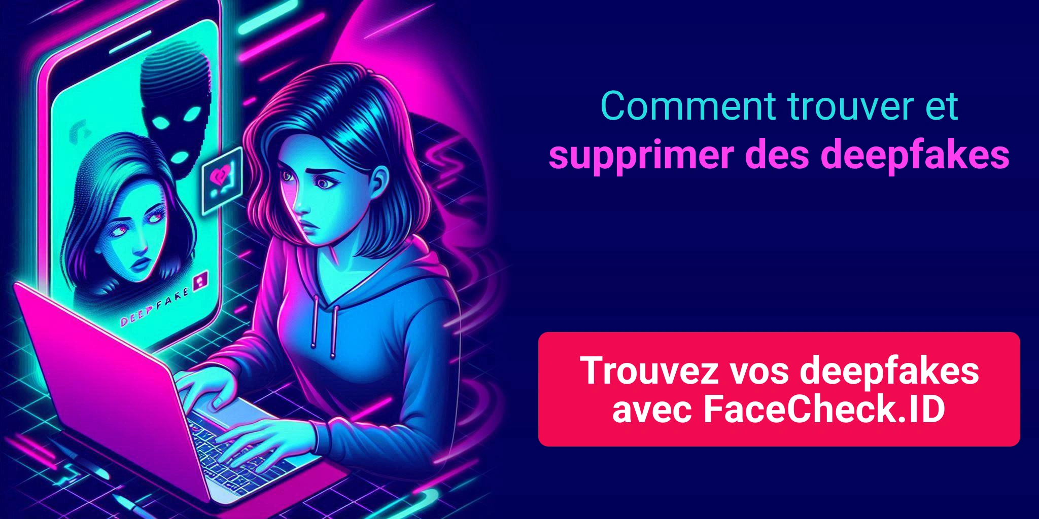 Comment trouver et supprimer des deepfakes Trouvez vos deepfakes avec FaceCheck.ID