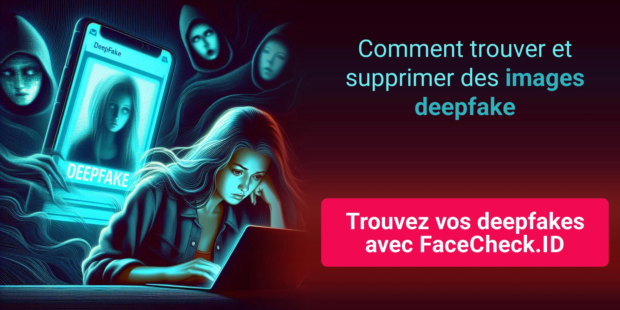 Comment trouver et supprimer des images deepfake Trouvez vos deepfakes avec FaceCheck.ID