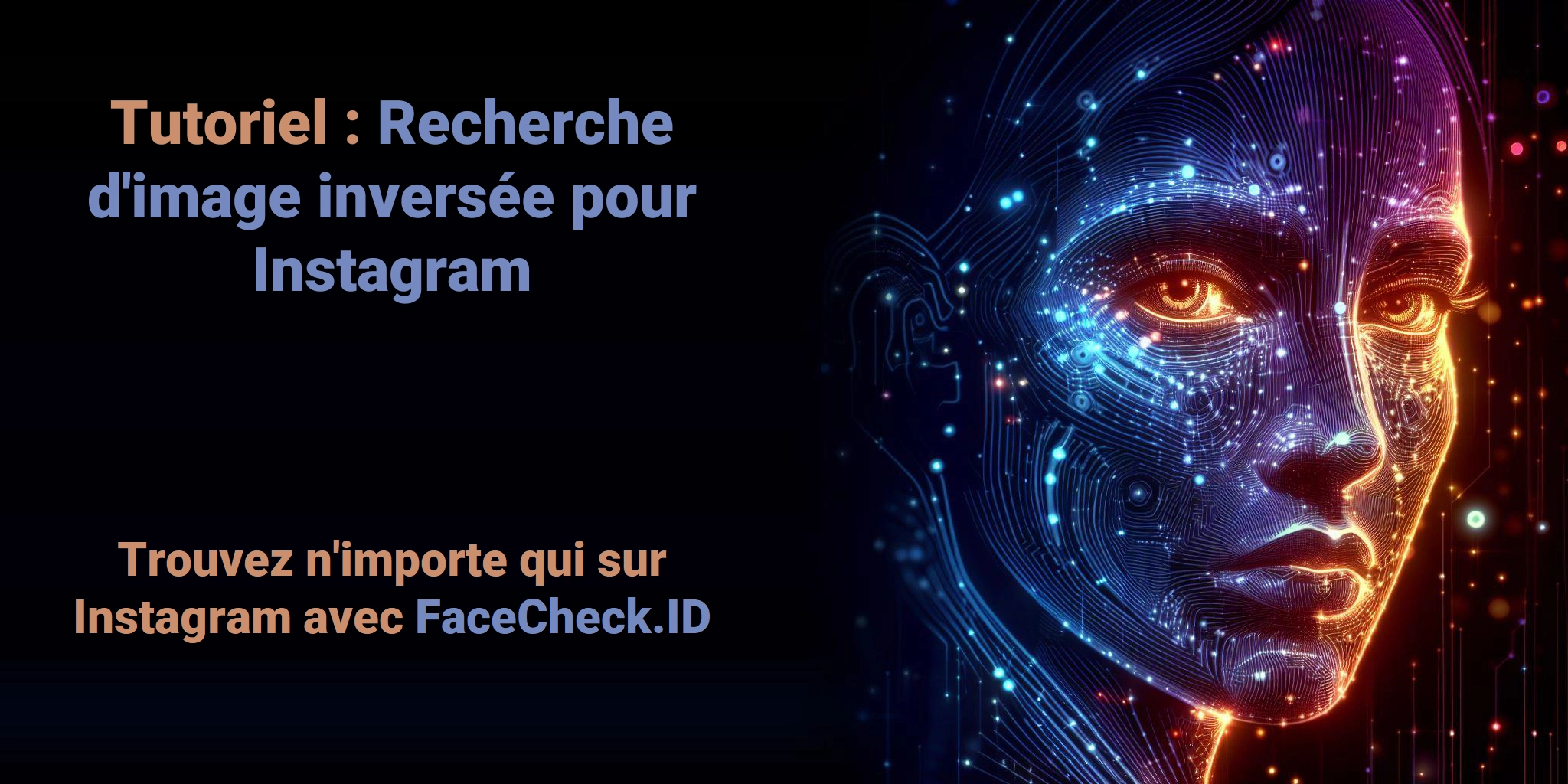 Tutoriel : Recherche d'image inversée pour Instagram - Trouvez n'importe qui sur Instagram avec FaceCheck.ID