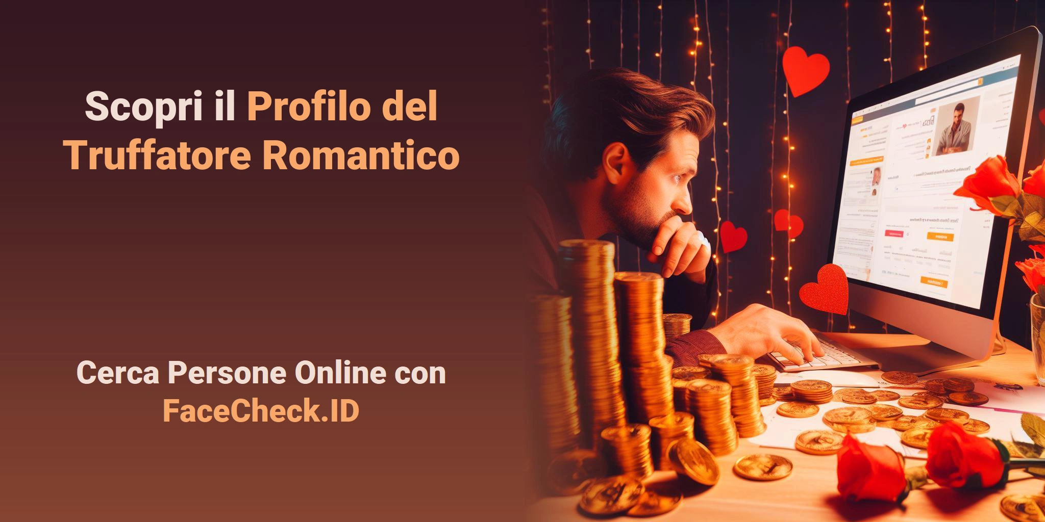 Scopri il Profilo del Truffatore Romantico Cerca Persone Online con FaceCheck.ID