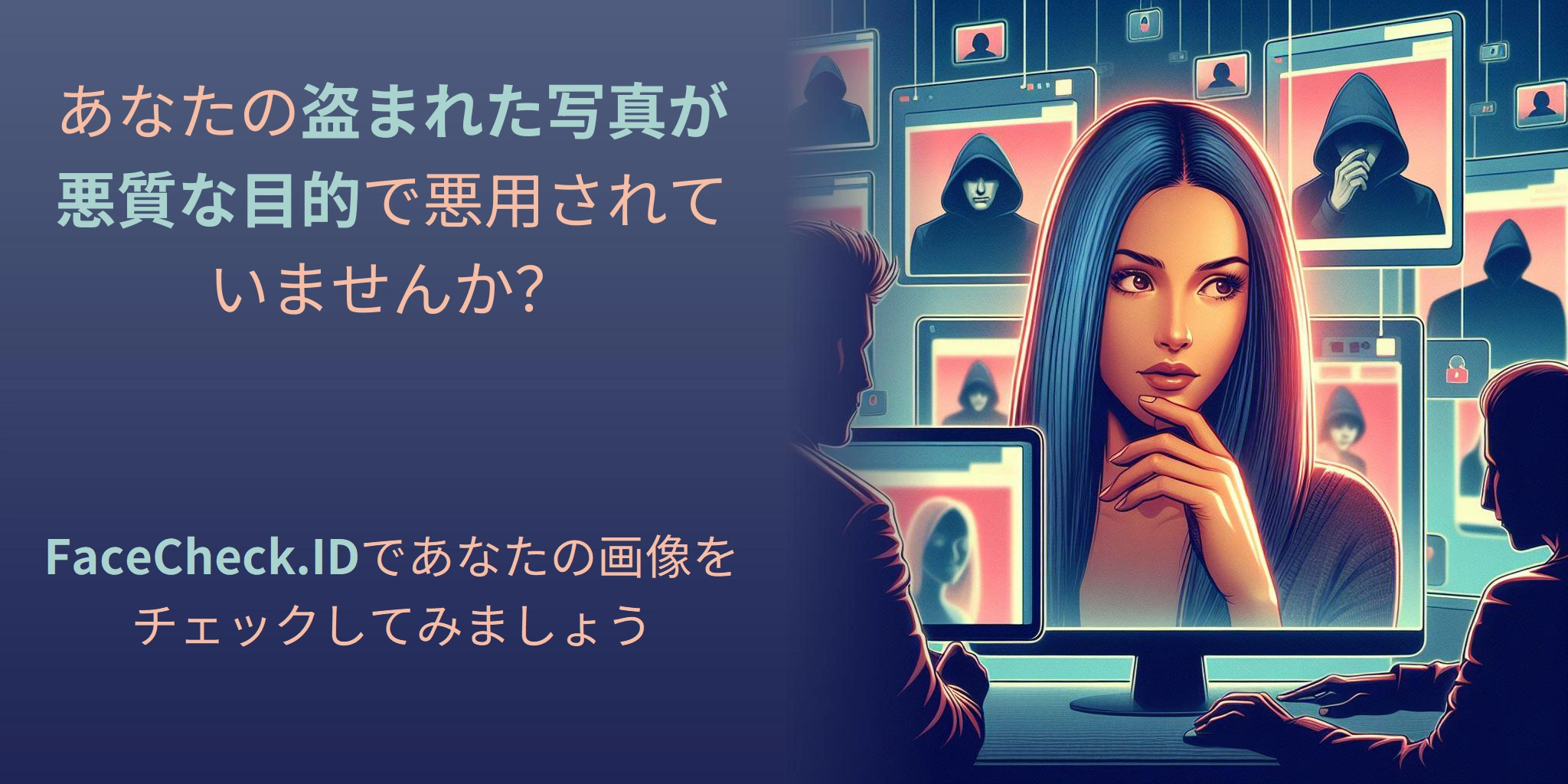 あなたの盗まれた写真が悪質な目的で悪用されていませんか？ - FaceCheck.IDであなたの画像をチェックしてみましょう