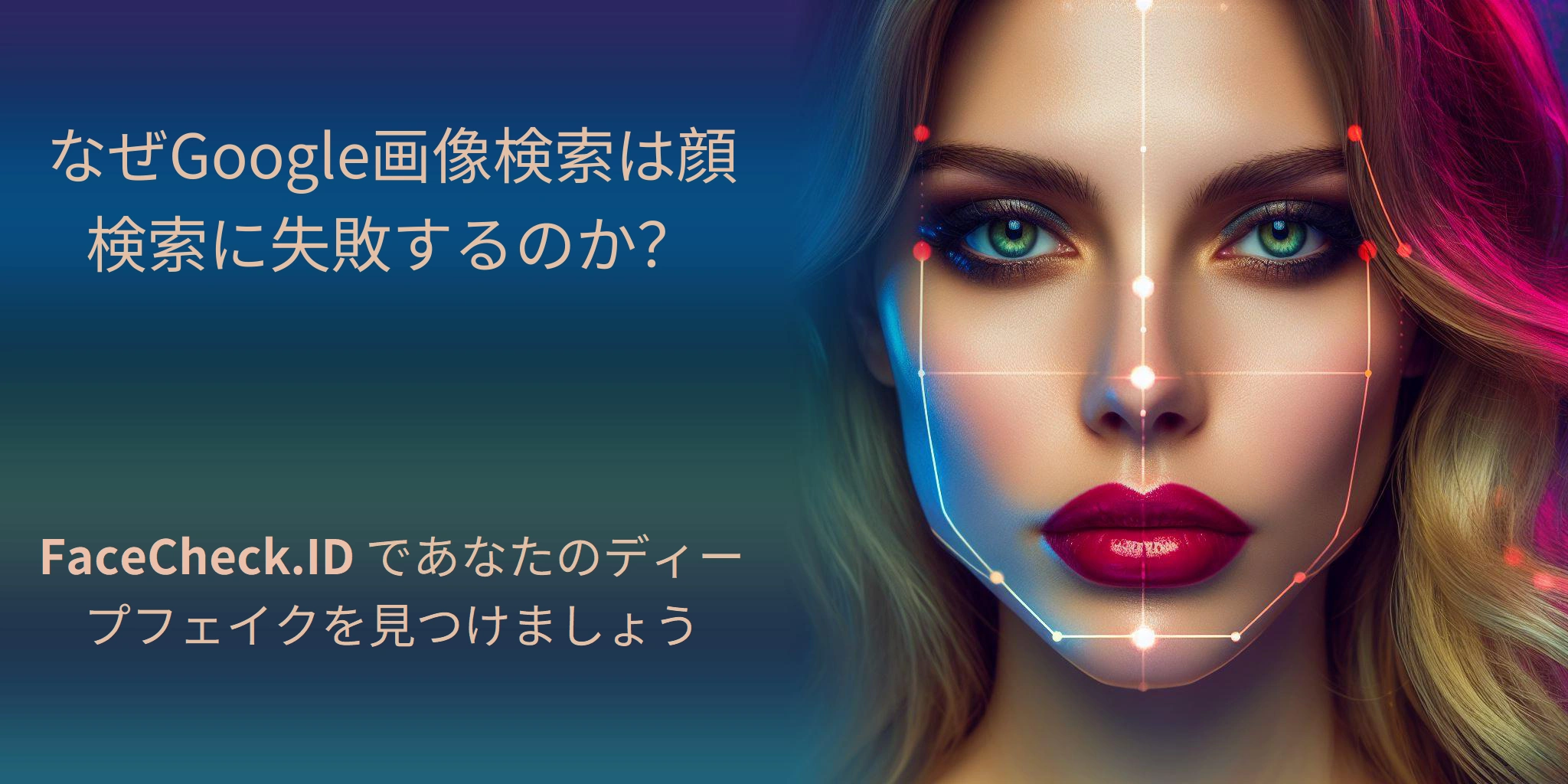 なぜGoogle画像検索は顔検索に失敗するのか？ FaceCheck.ID であなたのディープフェイクを見つけましょう