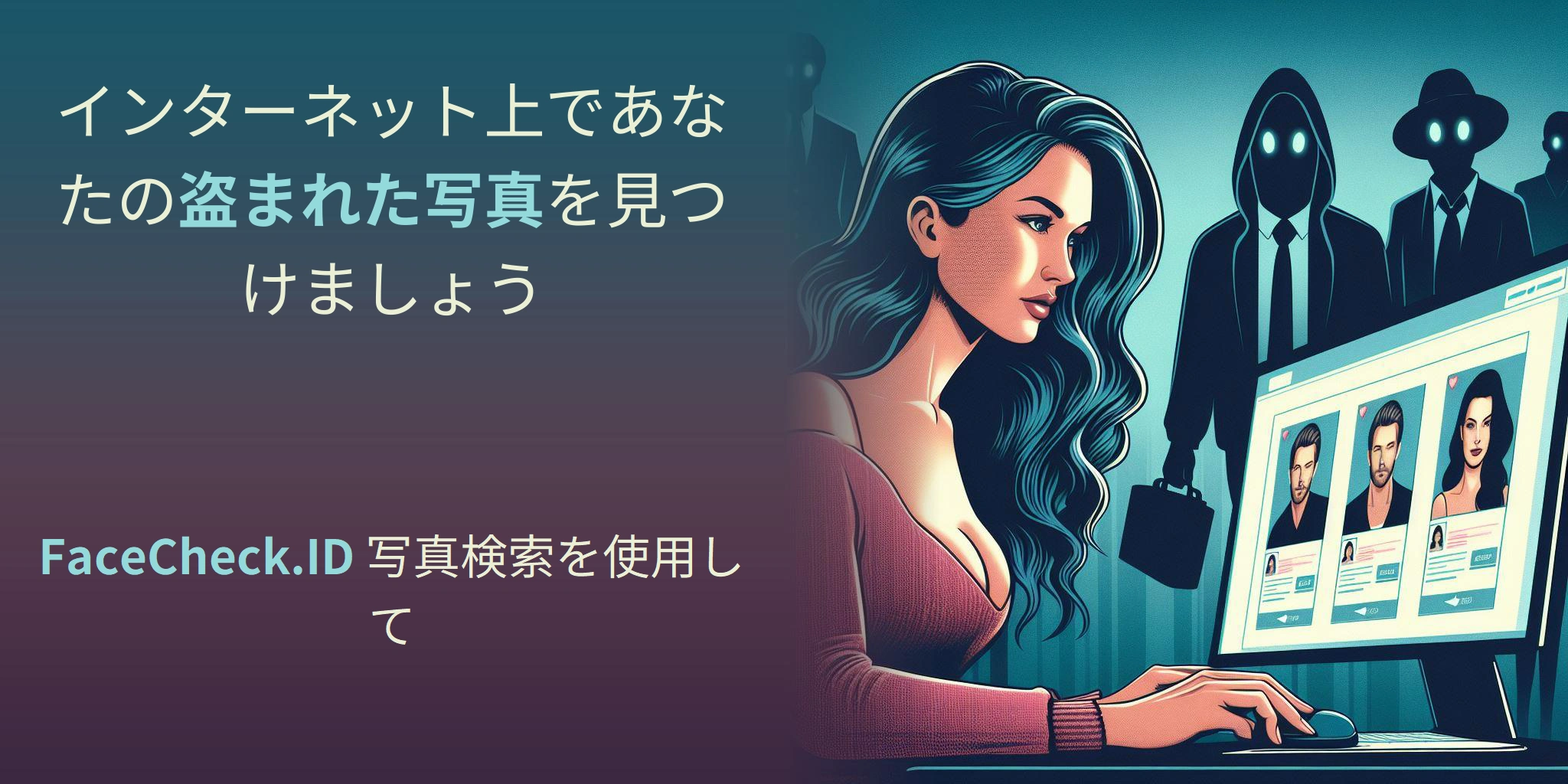 インターネット上であなたの盗まれた写真を見つけましょう - FaceCheck.ID 写真検索を使用して