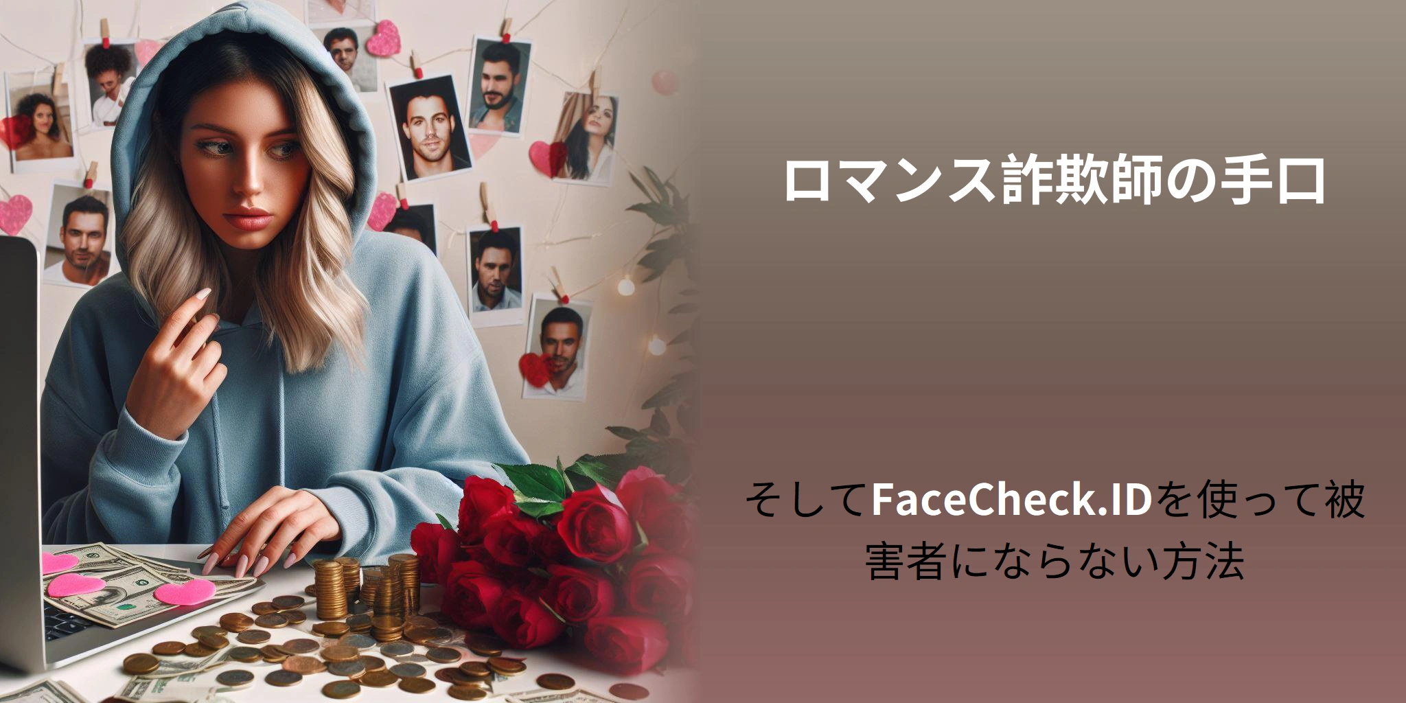 ロマンス詐欺師の手口 そしてFaceCheck.IDを使って被害者にならない方法