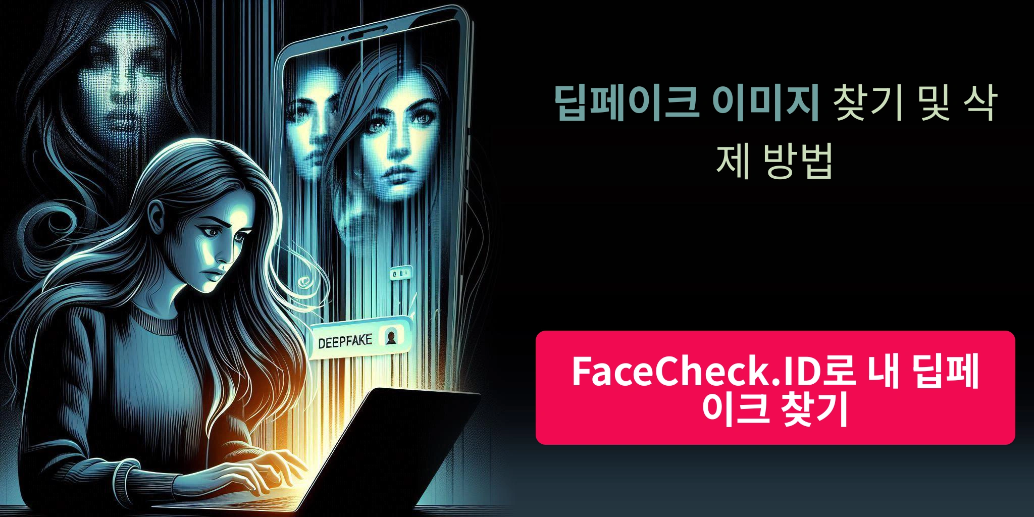 딥페이크 이미지 찾기 및 삭제 방법 FaceCheck.ID로 내 딥페이크 찾기