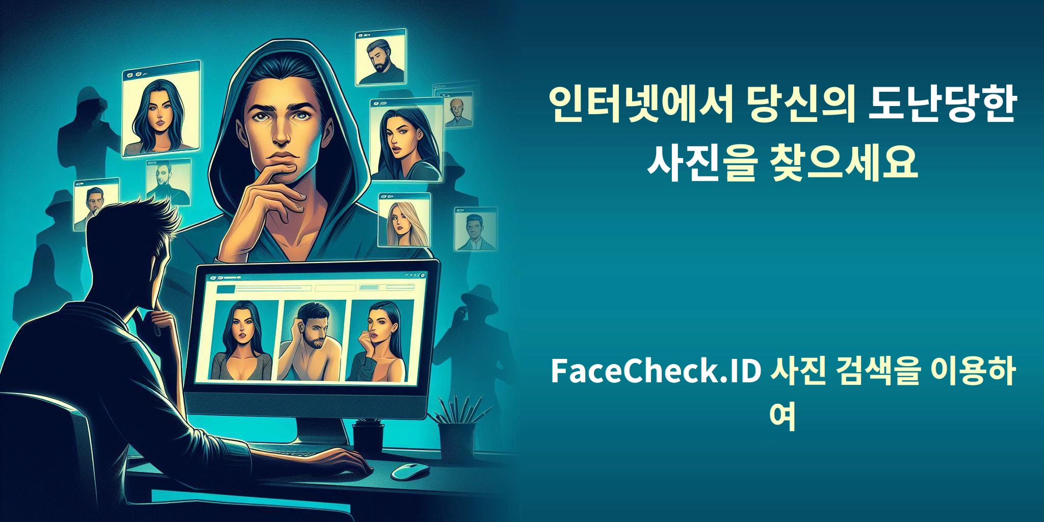인터넷에서 당신의 도난당한 사진을 찾으세요 - FaceCheck.ID 사진 검색을 이용하여