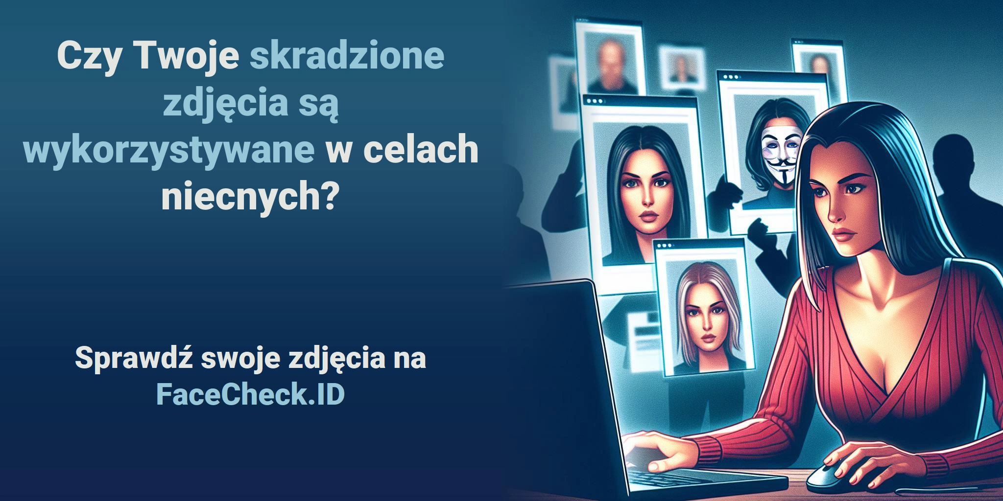 Czy Twoje skradzione zdjęcia są wykorzystywane w celach niecnych? - Sprawdź swoje zdjęcia na FaceCheck.ID
