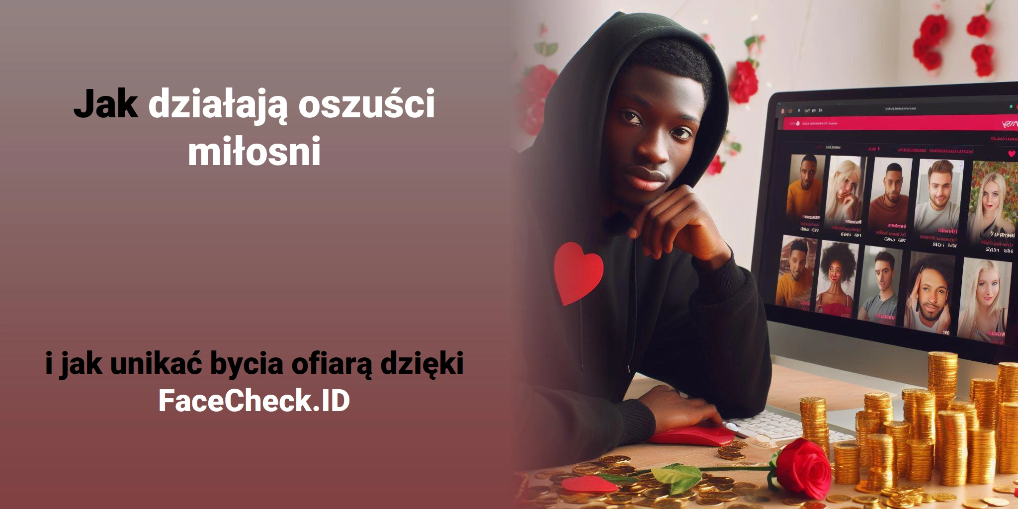 Jak działają oszuści miłosni  i jak unikać bycia ofiarą dzięki FaceCheck.ID