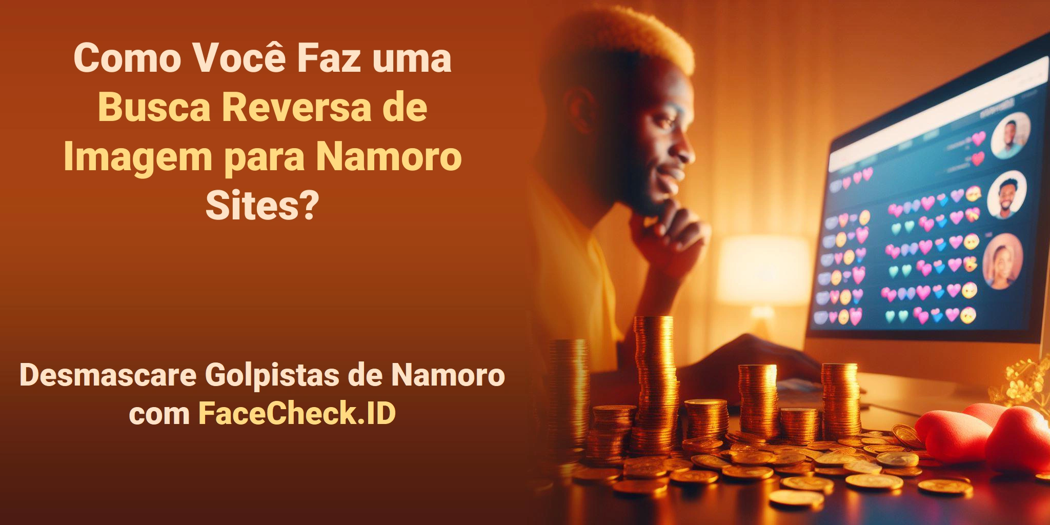 Como Você Faz uma Busca Reversa de Imagem para Namoro Sites? Desmascare Golpistas de Namoro com FaceCheck.ID