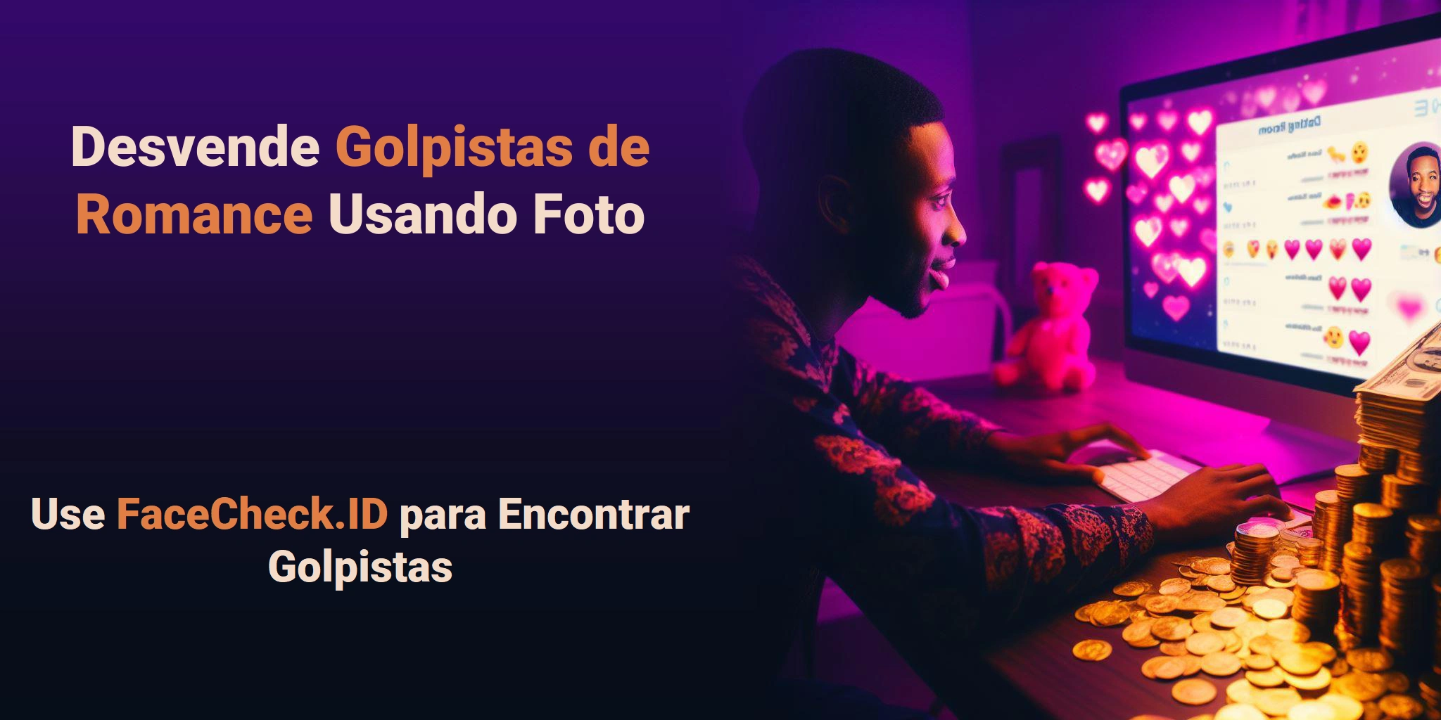 Desvende Golpistas de Romance Usando Foto Use FaceCheck.ID para Encontrar Golpistas