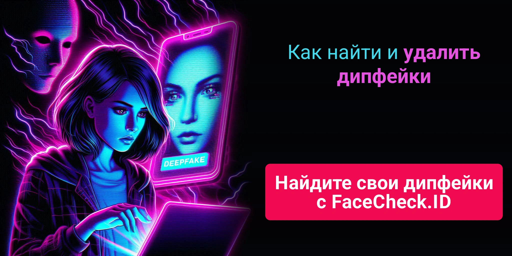 Как найти и удалить дипфейки Найдите свои дипфейки с FaceCheck.ID