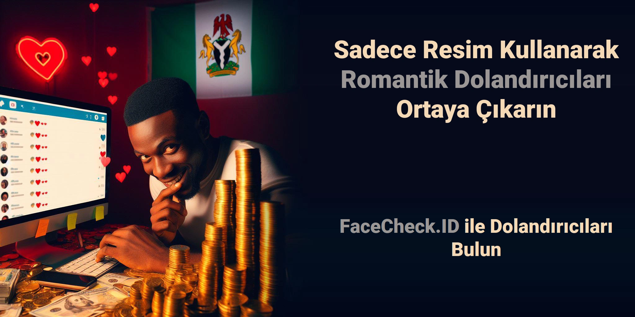 Sadece Resim Kullanarak Romantik Dolandırıcıları Ortaya Çıkarın FaceCheck.ID ile Dolandırıcıları Bulun