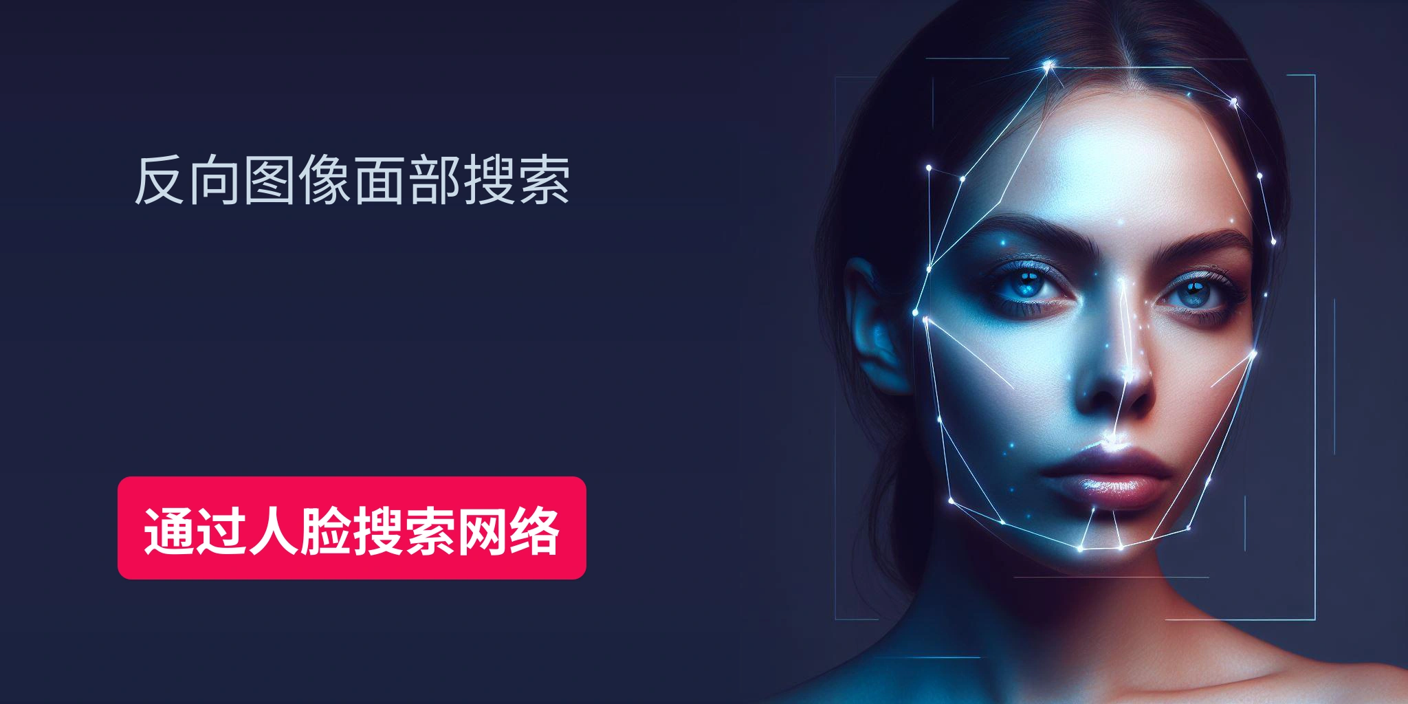 通过人脸搜索网络, 反向图像面部搜索