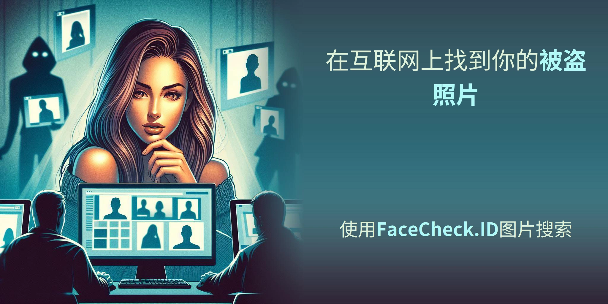 在互联网上找到你的被盗照片 - 使用FaceCheck.ID图片搜索