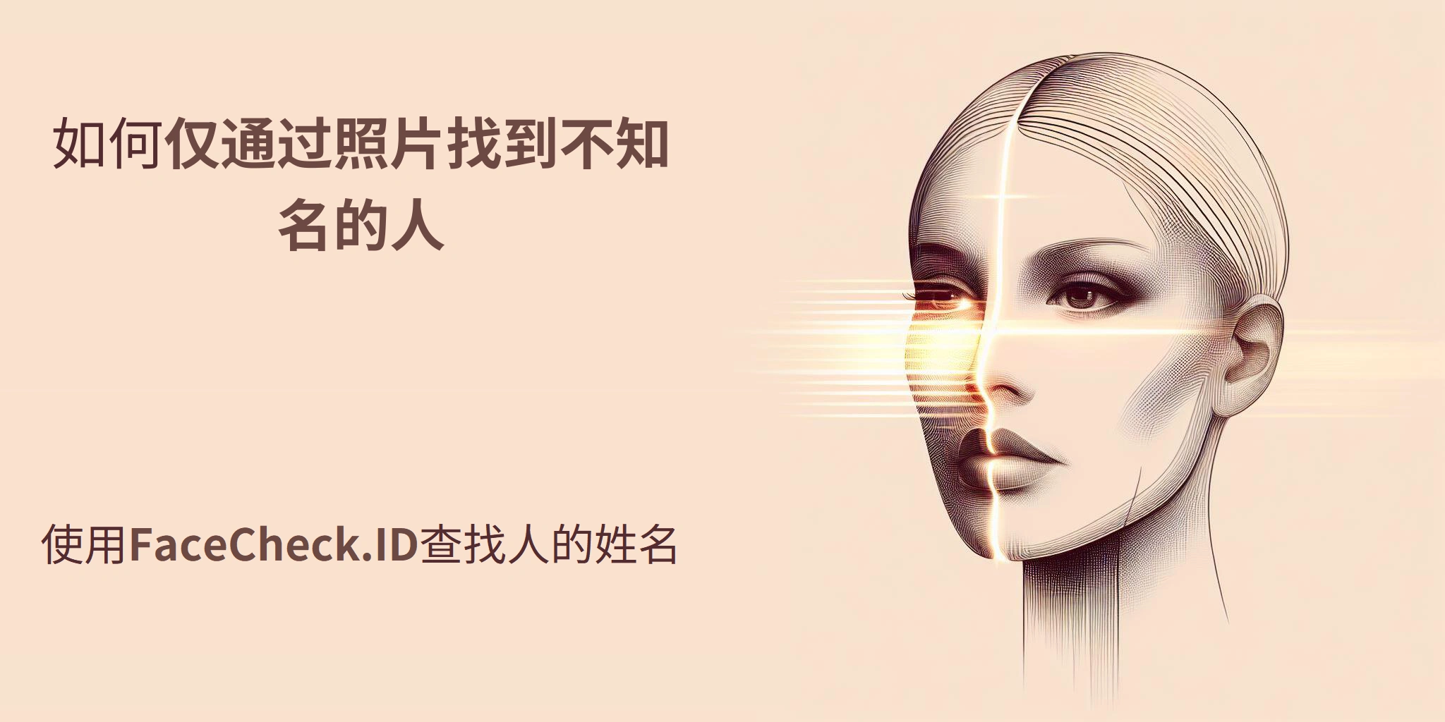 如何仅通过照片找到不知名的人 使用FaceCheck.ID查找人的姓名