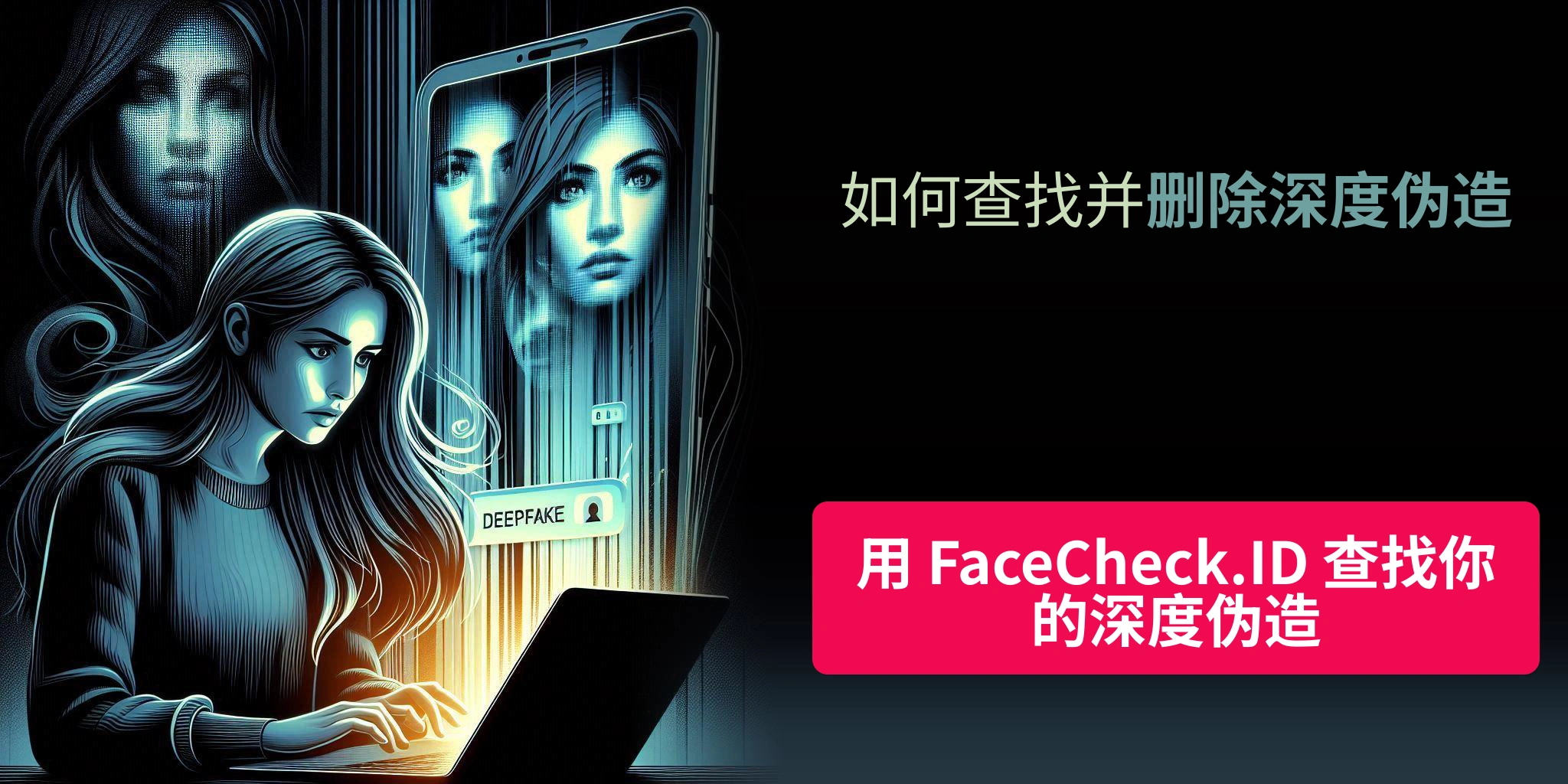 如何查找并删除深度伪造 用 FaceCheck.ID 查找你的深度伪造