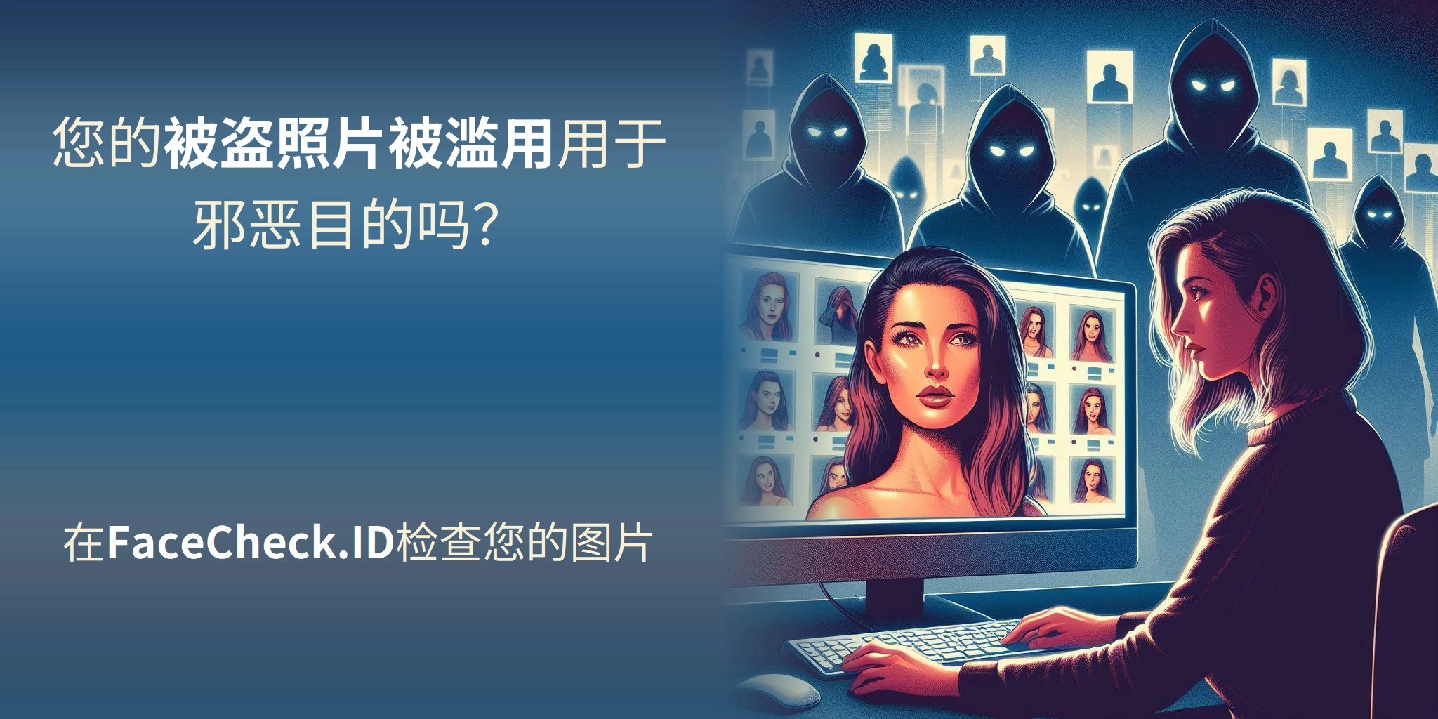 您的被盗照片被滥用用于邪恶目的吗？ - 在FaceCheck.ID检查您的图片