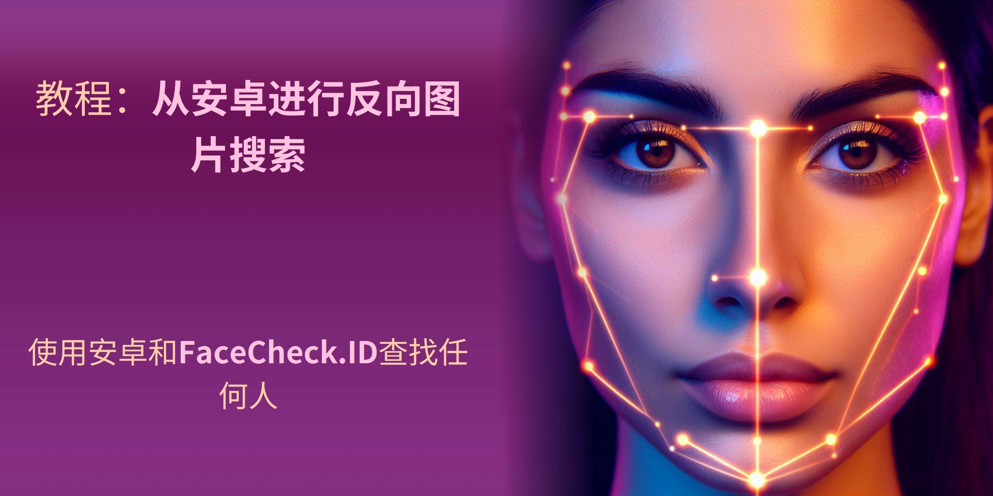 教程：从安卓进行反向图片搜索 使用安卓和FaceCheck.ID查找任何人