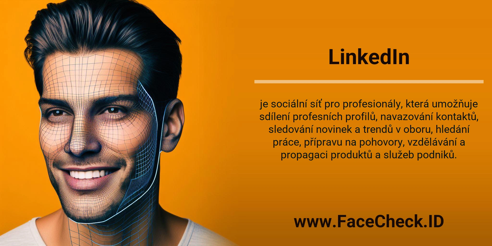 LinkedIn je sociální síť pro profesionály, která umožňuje sdílení profesních profilů, navazování kontaktů, sledování novinek a trendů v oboru, hledání práce, přípravu na pohovory, vzdělávání a propagaci produktů a služeb podniků.