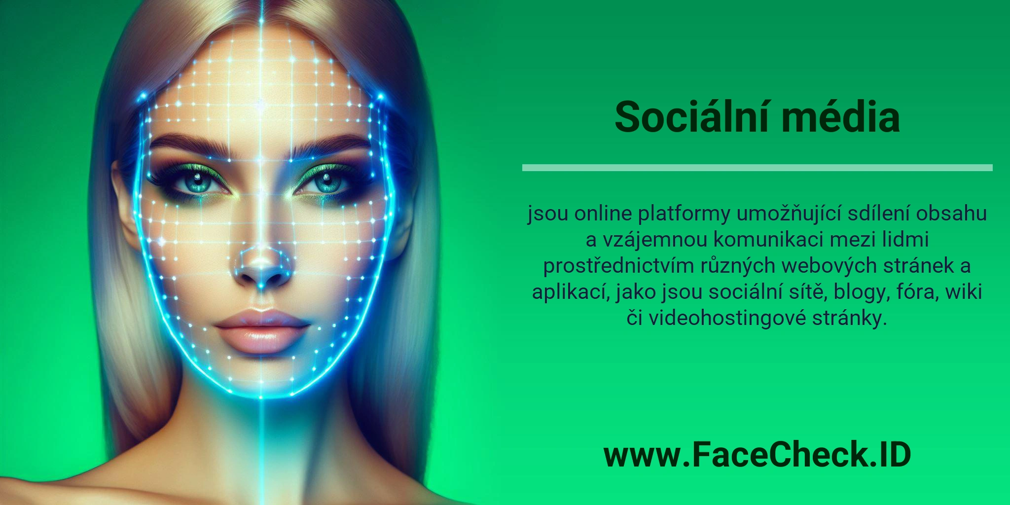 Sociální média jsou online platformy umožňující sdílení obsahu a vzájemnou komunikaci mezi lidmi prostřednictvím různých webových stránek a aplikací, jako jsou sociální sítě, blogy, fóra, wiki či videohostingové stránky.