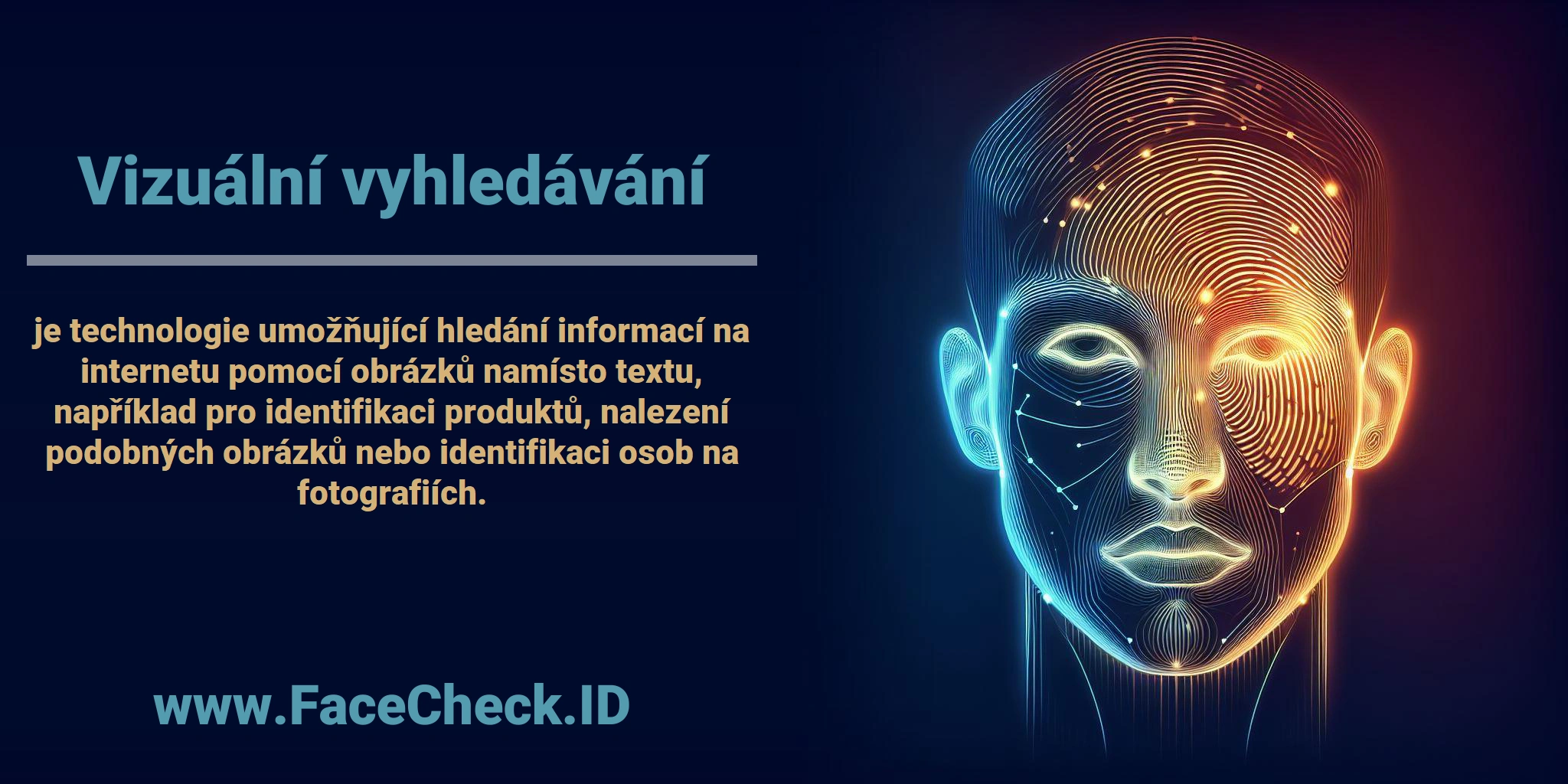 <b>Vizuální vyhledávání</b> je technologie umožňující hledání informací na internetu pomocí obrázků namísto textu, například pro identifikaci produktů, nalezení podobných obrázků nebo identifikaci osob na fotografiích.