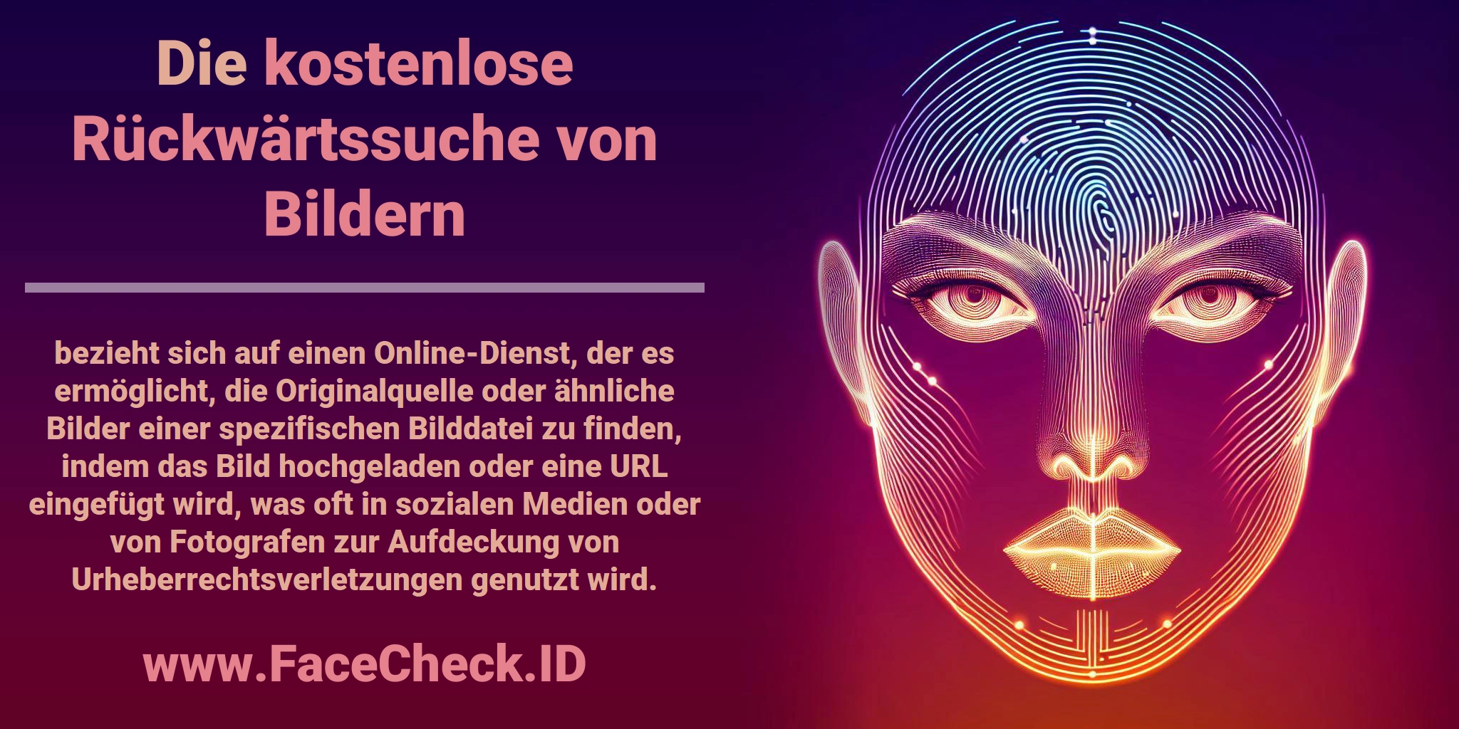 Die <b>kostenlose Rückwärtssuche von Bildern</b> bezieht sich auf einen Online-Dienst, der es ermöglicht, die Originalquelle oder ähnliche Bilder einer spezifischen Bilddatei zu finden, indem das Bild hochgeladen oder eine URL eingefügt wird, was oft in sozialen Medien oder von Fotografen zur Aufdeckung von Urheberrechtsverletzungen genutzt wird.