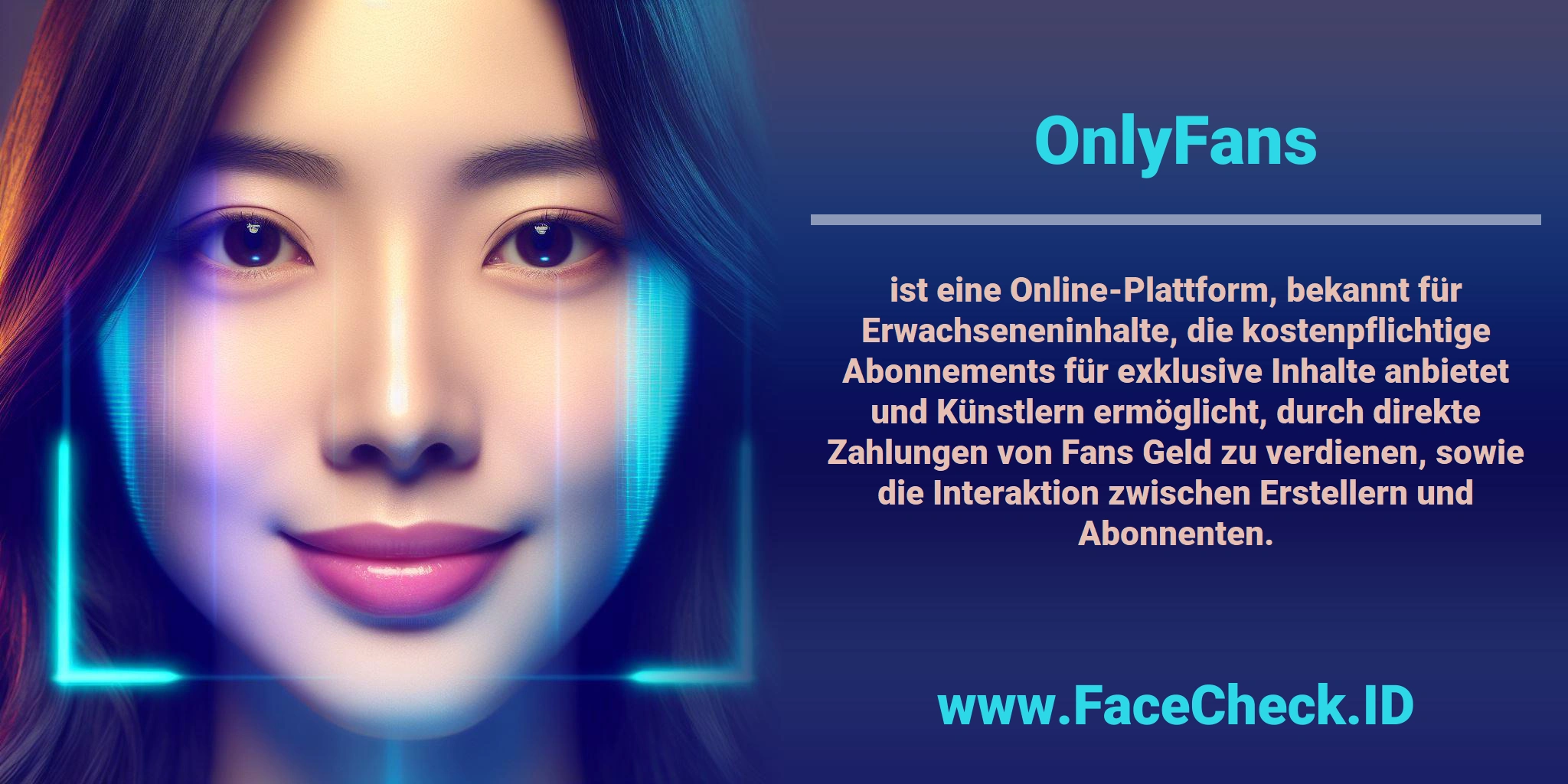 <b>OnlyFans</b> ist eine Online-Plattform, bekannt für Erwachseneninhalte, die kostenpflichtige Abonnements für exklusive Inhalte anbietet und Künstlern ermöglicht, durch direkte Zahlungen von Fans Geld zu verdienen, sowie die Interaktion zwischen Erstellern und Abonnenten.