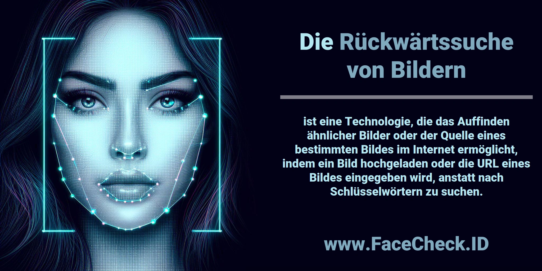 Die <b>Rückwärtssuche von Bildern</b> ist eine Technologie, die das Auffinden ähnlicher Bilder oder der Quelle eines bestimmten Bildes im Internet ermöglicht, indem ein Bild hochgeladen oder die URL eines Bildes eingegeben wird, anstatt nach Schlüsselwörtern zu suchen.