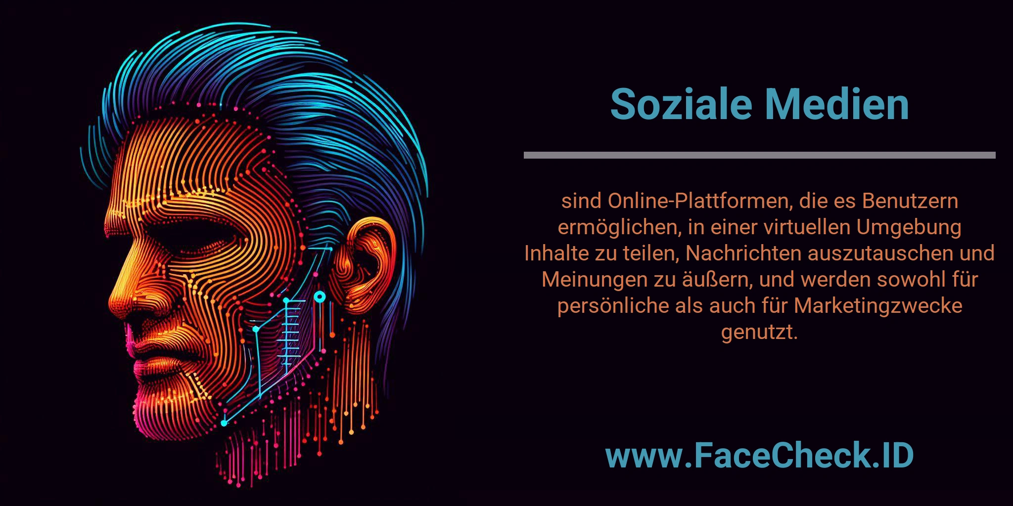 Soziale Medien sind Online-Plattformen, die es Benutzern ermöglichen, in einer virtuellen Umgebung Inhalte zu teilen, Nachrichten auszutauschen und Meinungen zu äußern, und werden sowohl für persönliche als auch für Marketingzwecke genutzt.