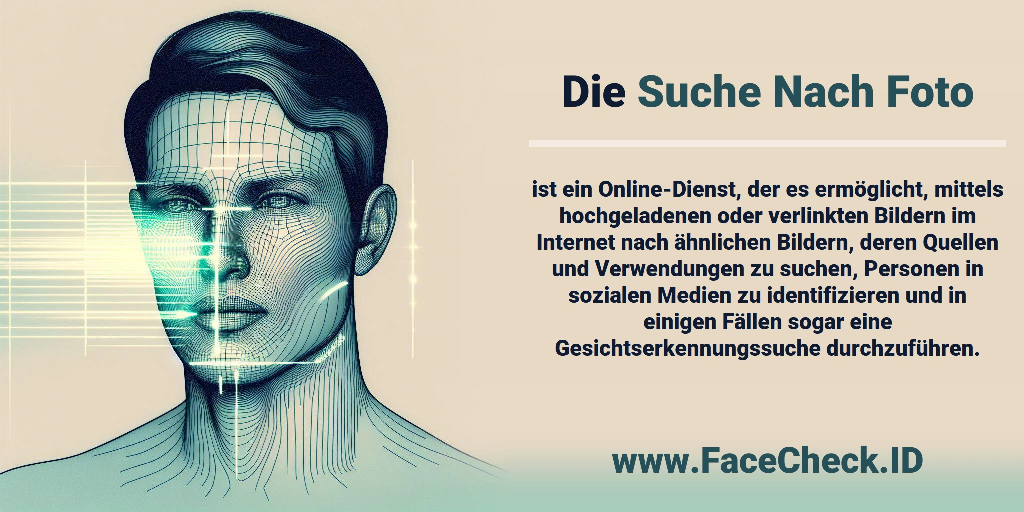 Die <b>Suche Nach Foto</b> ist ein Online-Dienst, der es ermöglicht, mittels hochgeladenen oder verlinkten Bildern im Internet nach ähnlichen Bildern, deren Quellen und Verwendungen zu suchen, Personen in sozialen Medien zu identifizieren und in einigen Fällen sogar eine Gesichtserkennungssuche durchzuführen.