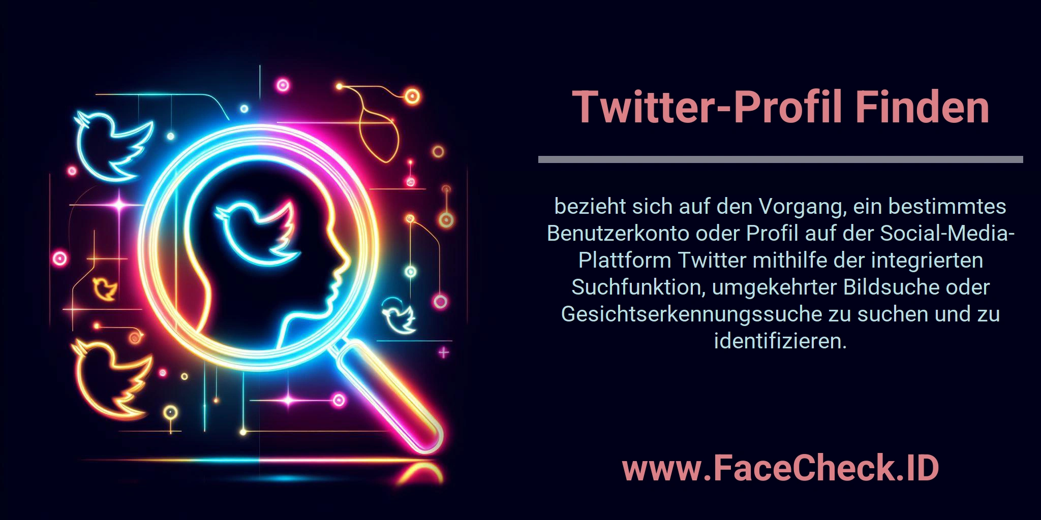 Twitter-Profil Finden bezieht sich auf den Vorgang, ein bestimmtes Benutzerkonto oder Profil auf der Social-Media-Plattform Twitter mithilfe der integrierten Suchfunktion, umgekehrter Bildsuche oder Gesichtserkennungssuche zu suchen und zu identifizieren.