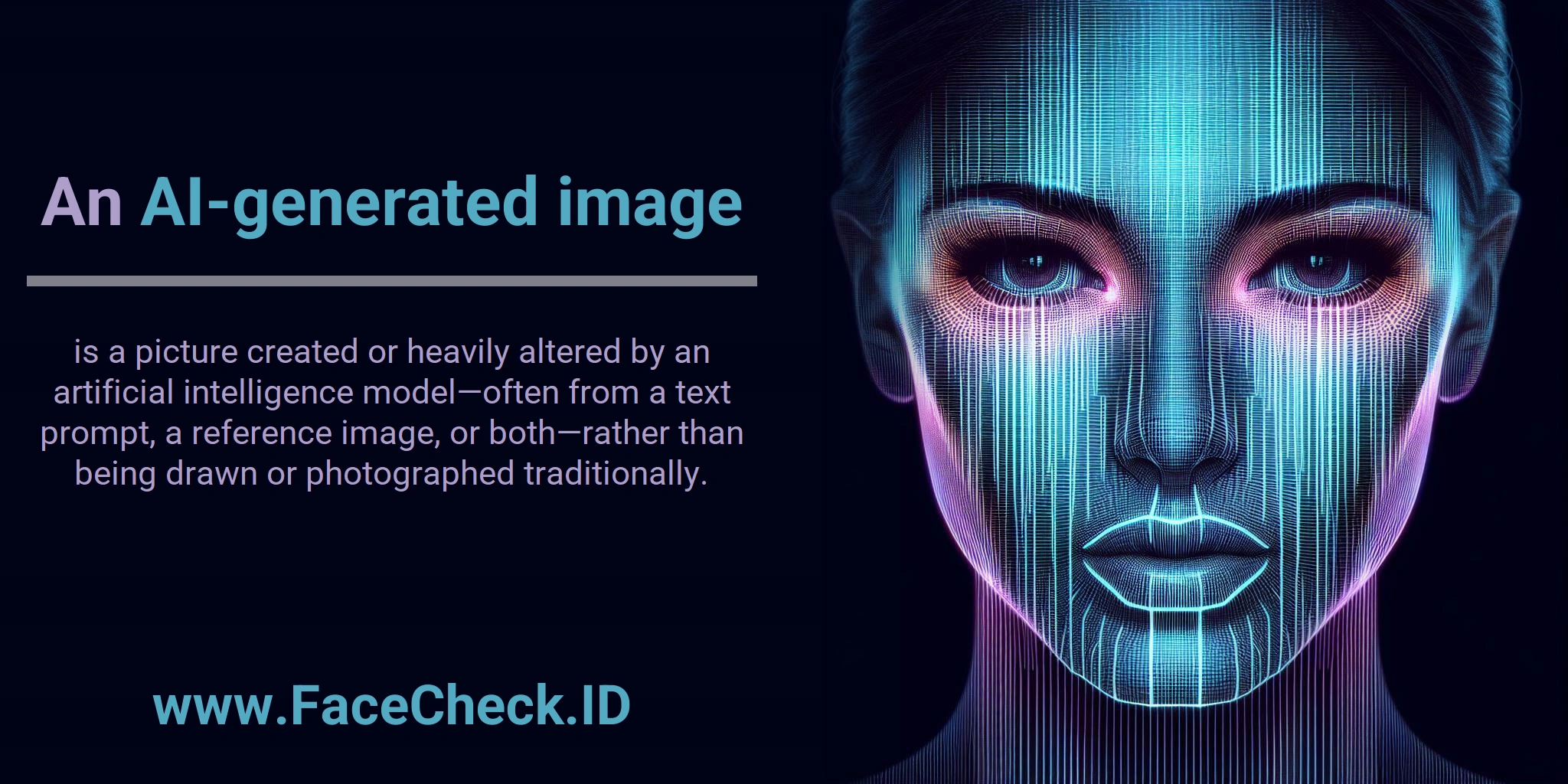 An AI-generated image is a picture created or heavily altered by an artificial intelligence model—often from a text prompt, a reference image, or both—rather than being drawn or photographed traditionally.